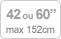 60" 1524mm