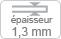 �paisseur 1,3